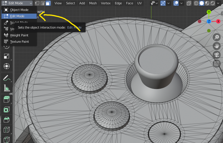 Blender Edit Mode